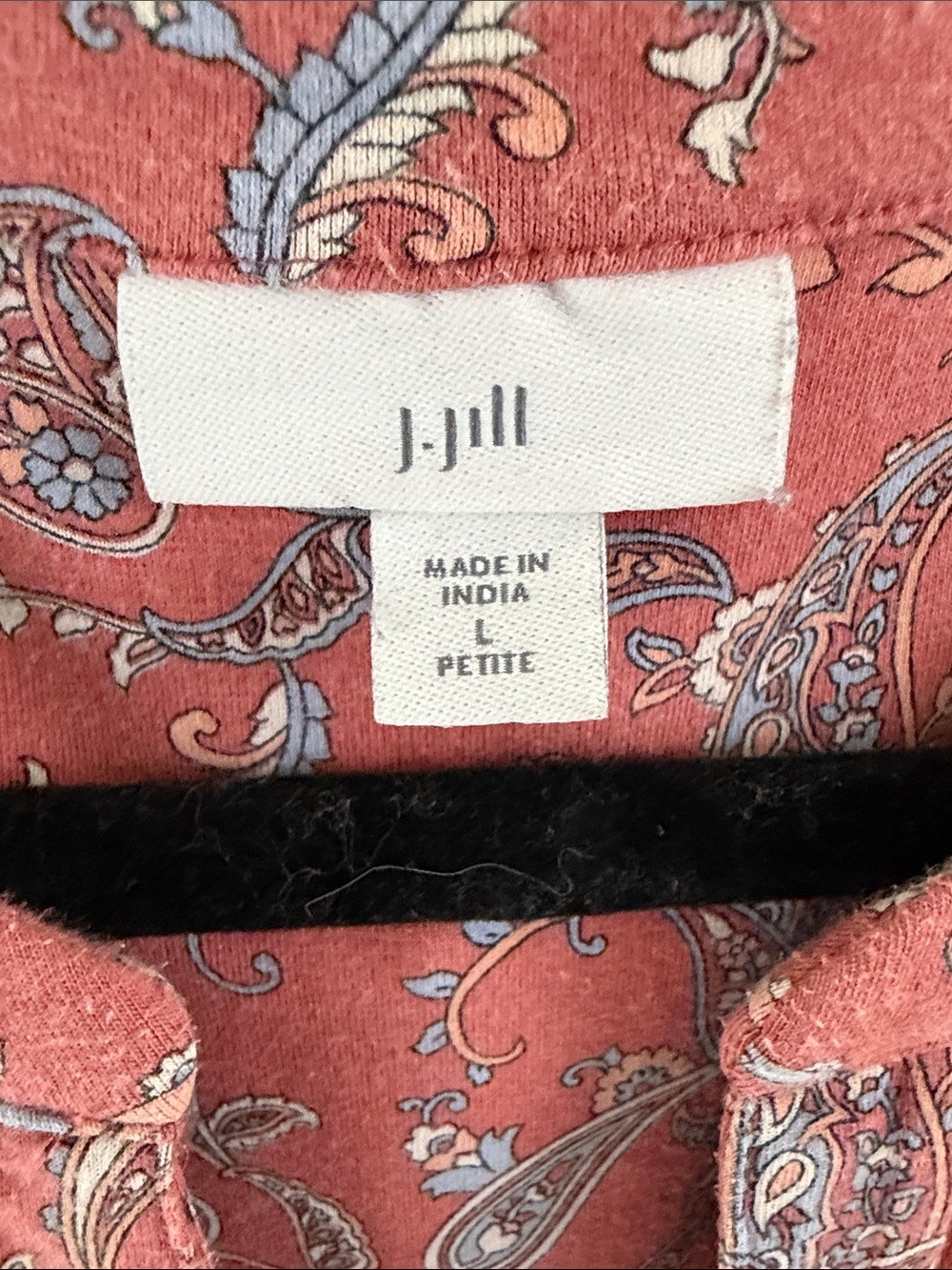 J. Jill Red Rocks Paisley Pleated Midi Dress L - Picture 3 of 7